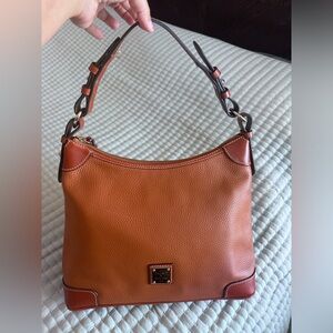 EUC Dooney & Bourke Brown Shoulder Bag